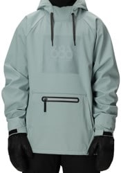 686 Waterproof Hoodie - dusty marine