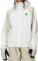 686 Women's Hologram Jacket - white colorblock