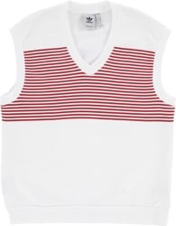 Adidas Shmoofoil Chairfight Vest Sweater - white/scarlet