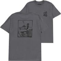 Anti-Hero Phelps Lance DBL T-Shirt - asphalt/black