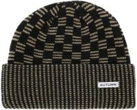 Autumn Squared Beanie - black/tan