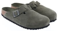 Birkenstock Boston Soft Footbed Clog Slide Sandals - thyme