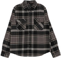 Brixton Bowery Flannel - black/charcoal/pinecone