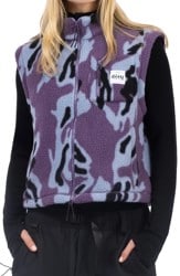 Eivy Women's Boxy Sherpa Vest - purple stray