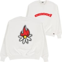 Erased Arc Crew Sweatshirt - white