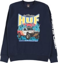 HUF TRD Pit Crew Sweatshirt - navy