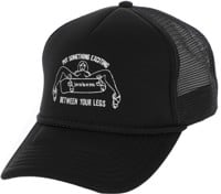Jenkem Legs Trucker Hat - black/black