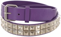 Loosey Stud Finder Belt - purple/silver studs