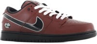Nike SB Dunk Low Pro SB - Quickstrike Skate Shoes - (limosine) dark pony/black-silver-white