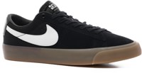 Nike SB Zoom Blazer Low Pro GT Skate Shoes - black/white-black-white-gum light brown