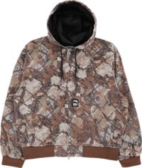 Obey Glen Zip Up Jacket - fence camo multi