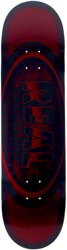 Real DBX Oval 8.38 Basalt Skateboard Deck - red foil