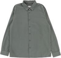 Rhythm Classic Linen L/S Shirt - silver pine