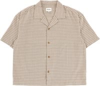 Rhythm Jeremy Check S/S Shirt - ochre