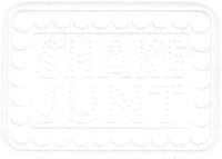 Shake Junt Box Logo Vinyl Sticker - white