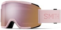 Smith Squad ChromaPop Goggles + Bonus Lens - carnation/everyday rose gold mirror + clear lens