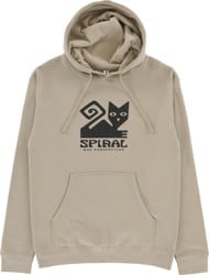 Spiral Wax Co Cat Hoodie - grey