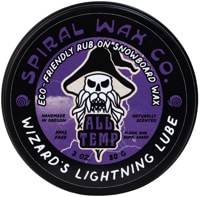 Spiral Wax Co Lightning Lube Rub On Snowboard Wax - purple