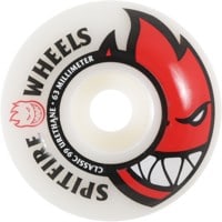 Spitfire Bighead Skateboard Wheels - white/red 63 (99d)