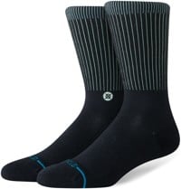 Stance Icon Pop Crew Sock - black teal