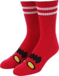 Toy Machine Monster Face Sock - red