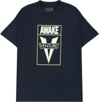 Venture Awake T-Shirt - true navy/green-white