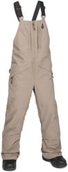 Volcom Kids Barkley Insulated Bib Overall Pants (Closeout) - chestnut brown