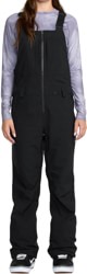 Volcom Women's Swift Bib Overall Pants - black