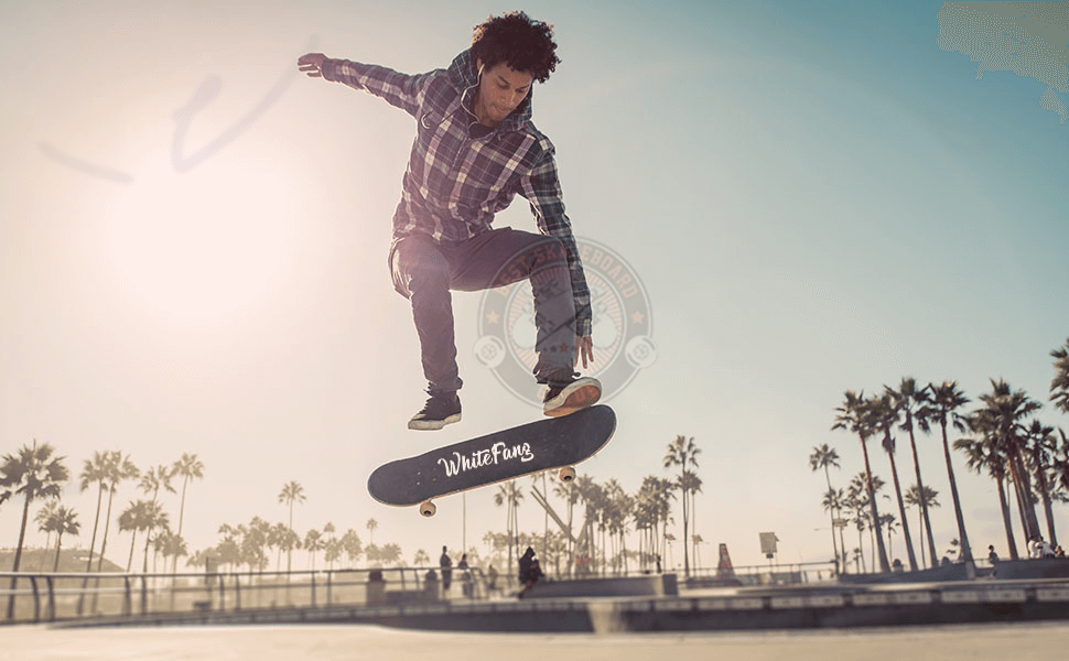 WhiteFang Skateboards for Beginners - Best For Kids